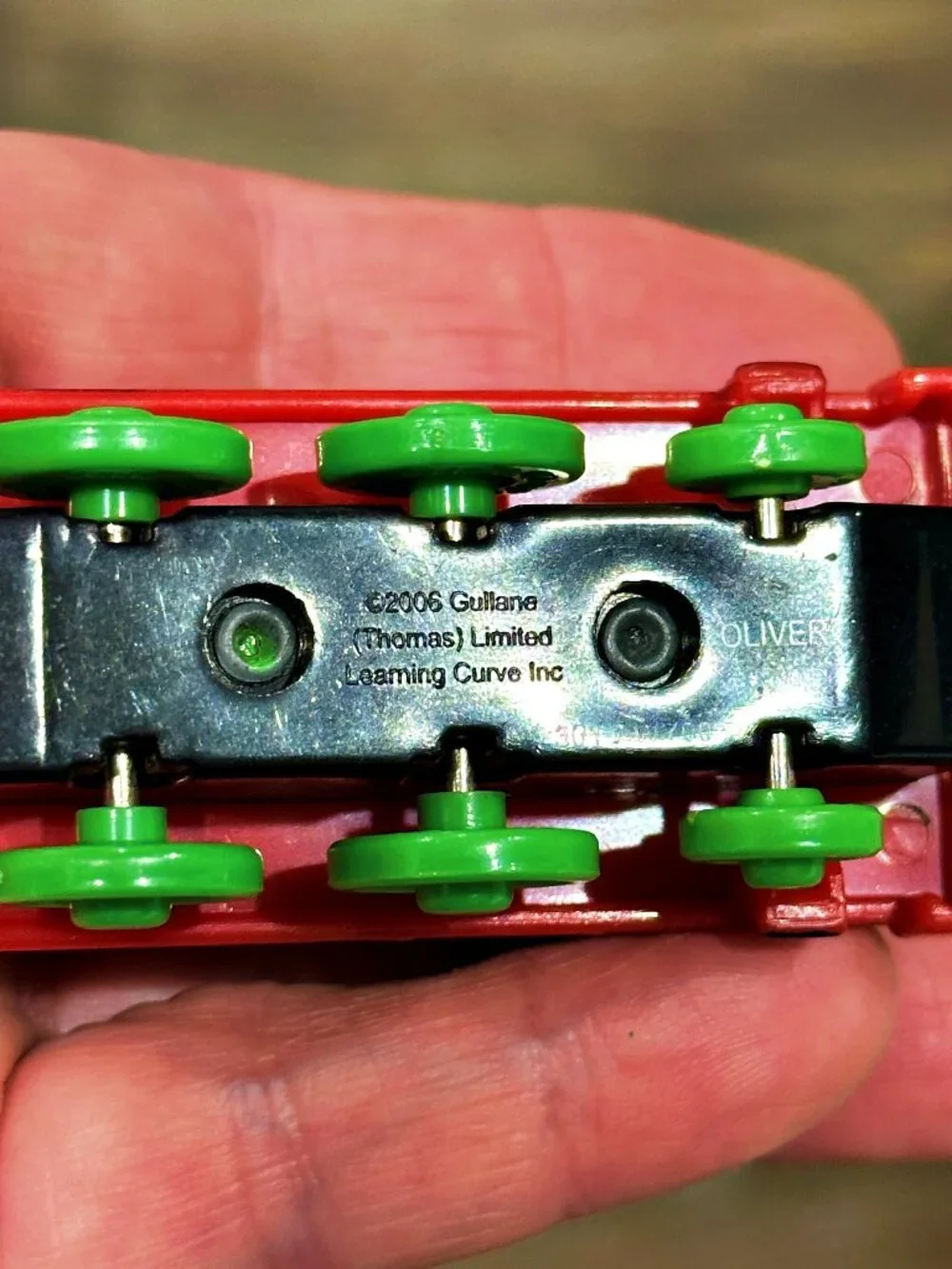 Thomas & Friends Oliver 2006 Take Along Diecast Engine #11 Learning Curve RARE